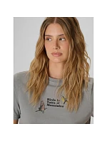 Dámské volné tričko s potiskem model 22369450 - 4F Dámské volné tričko s potiskem model 22369450 - 4F