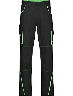 JN (4260) Pracovní kalhoty Color 02.M black/lime green model 22492132 - Daiber