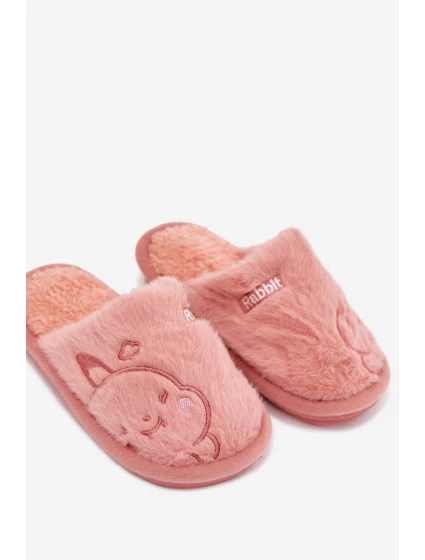 Detské papuče s kožušinou - ružové Norene Detské papuče s kožušinou - ružové Norene