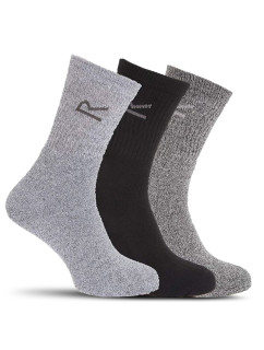 Pánske ponožky 3-pack RMH018-906 šedé - Regatta