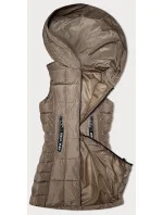 Dámska mikina s kapucňou S'West Dark Beige (B8225-12)
