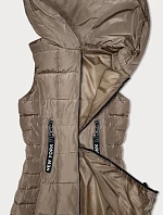 Dámska mikina s kapucňou S'West Dark Beige (B8225-12)