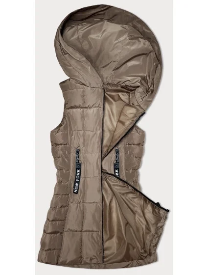 Dámska mikina s kapucňou S'West Dark Beige (B8225-12)