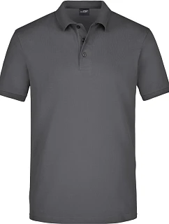 JN 710 Pánské elastické piqué polo model 22488590 graphite - Daiber