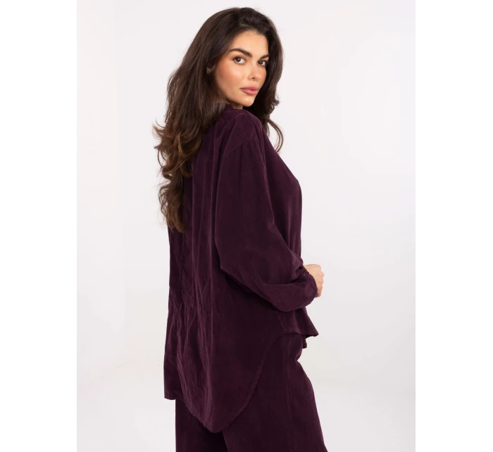 IT KS košeľa 233607.63 tmavo fialová IT KS košeľa 233607.63 tmavo fialová