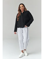 teplá šnúrová bunda model 225693 Makadamia teplá šnúrová bunda model 225693 Makadamia