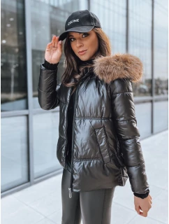 Dámská prošívaná zimní bunda černá Dstreet model 21971477 - FashionStreet