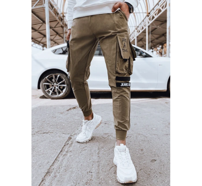 Pánske bojové nohavice béžové FashionStreet UX4308