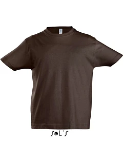 SOL'S Imperial Kids Dětské tričko z těžké bavlny model 22535056 chocolate