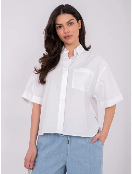 Blúzka D70089M11339A biela Blúzka D70089M11339A biela