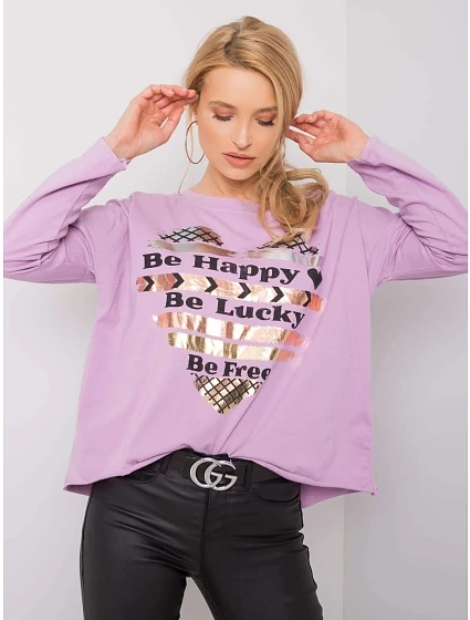 Halenka DHJ BZ model 17416293 světle fialová - FPrice Halenka DHJ BZ model 17416293 světle fialová - FPrice