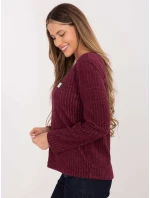 Sweter RV SW model 21782393 bordowy - FPrice