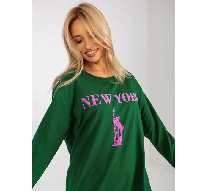 Mikina VI BL 3212.15x tmavo zelená Mikina VI BL 3212.15x tmavo zelená