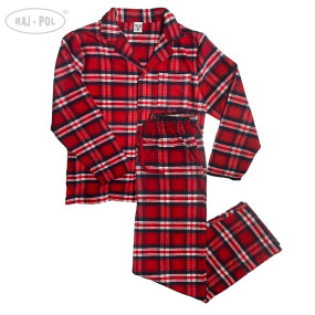 Raj-Pol Červené flanelové pyžamo