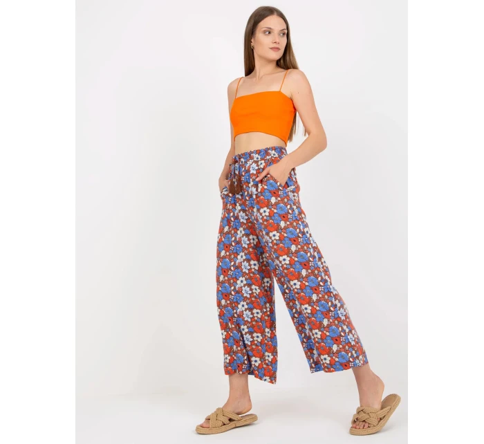 Dámske nohavice D73781M62237A hnedé - Sublevel Dámske nohavice D73781M62237A hnedé - Sublevel