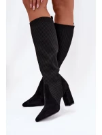 Topánky na podpätku model 221897 Krok vo veľkom štýle Topánky na podpätku model 221897 Krok vo veľkom štýle