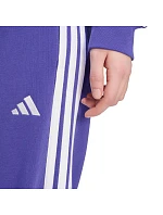 Dámske nohavice adidas Essentials 3-Stripes French Terry Cuffed fialové KF8340