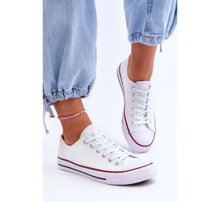 Klasické nízké dámské tenisky Bíle Vegas