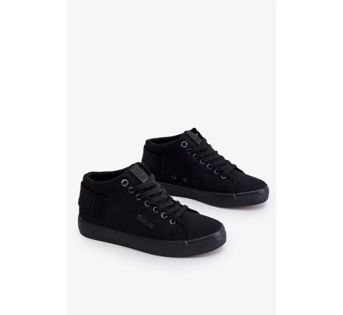 Dámské klasické vysoké tenisky Big Star LL274001 Černé Dámské klasické vysoké tenisky Big Star LL274001 Černé