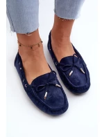 Dámske semišové mokasíny Navy Blue Si Passione