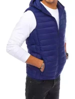 Pánska tmavomodrá vesta FashionStreet TX3938