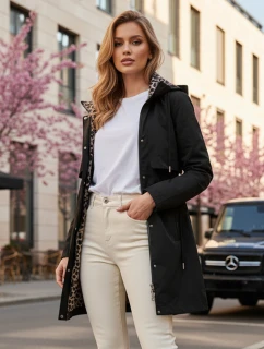 Dámská přechodná bunda parka černá Dstreet model 21986931 - FashionStreet