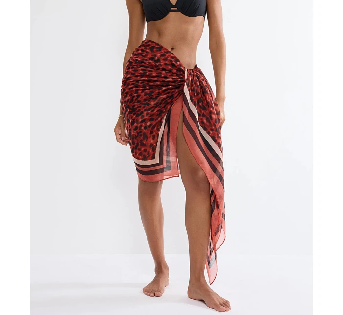 Plážové pareo MyWear - BROWN COMBINATION - TRIUMPH BROWN COMBINATION - TRIUMPH