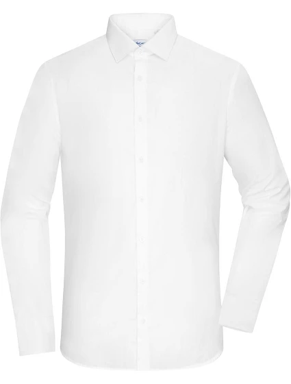 JN Popelínová košile slim fit s dlouhým rukávem 02. white model 22445788 - Daiber JN Popelínová košile slim fit s dlouhým rukávem 02. white model 22445788 - Daiber