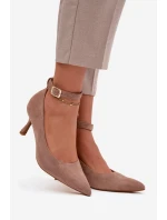 lodičky s tmavě béžové model 21757663 - Boto