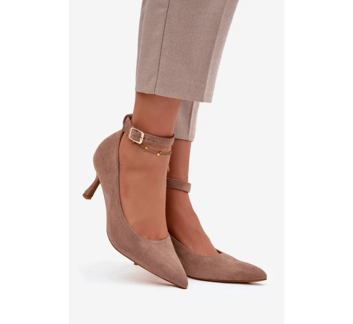 lodičky s tmavě béžové model 21757663 - Boto