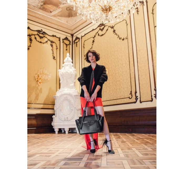 Dámska kabelka z kolekcie LAB Vuch Eliora - Noir