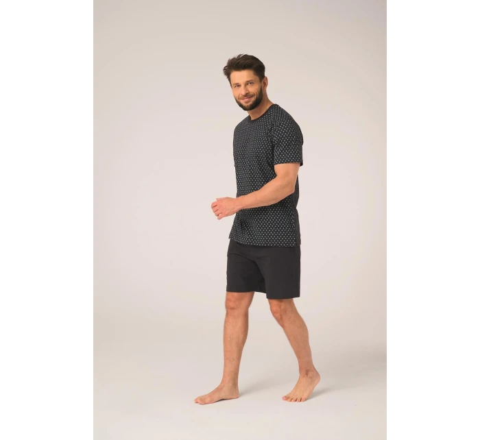 Pánske pyžamo Key MNS 936 B26 cr/r 3XL-4XL