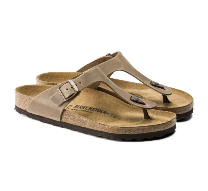 Dámské žabky Gizeh Leather Brown dámské model 20701410 - Birkenstock Dámské žabky Gizeh Leather Brown dámské model 20701410 - Birkenstock