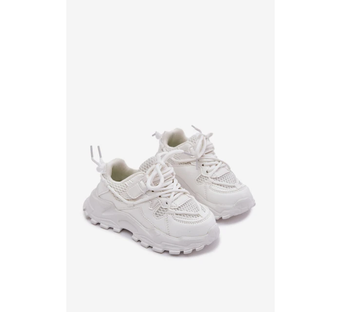 Buty Sportowe Sneakersy Dziecięce Białe Tilvianea Buty Sportowe Sneakersy Dziecięce Białe Tilvianea