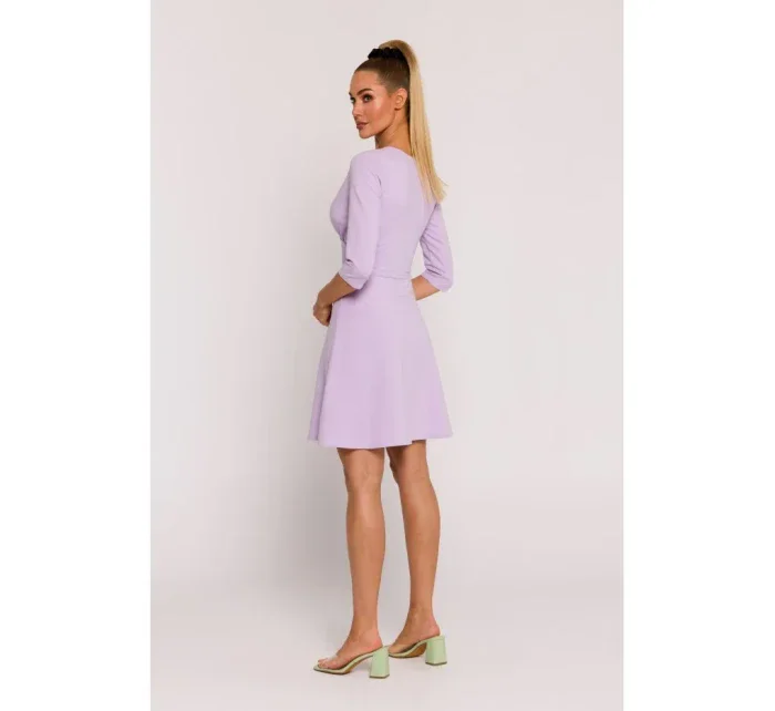 model 19660872 Přiléhavé mini šaty fialové - Moe model 19660872 Přiléhavé mini šaty fialové - Moe