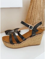 Dámské sandály černé model 21990280 - Dstreet