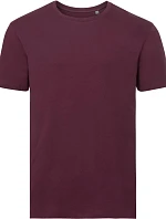 Russell Athletic 108M Pánske tričko Pure Organic 10.108M bordová