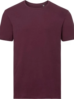 Pánské tričko Pure Organic 10. burgundy model 22464804 - Russell Athletic