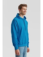 Fruit of the Loom Lightweight Hooded Sweat Pánska mikina s kapucňou a raglánovými rukávmi 16.2140 heather grey