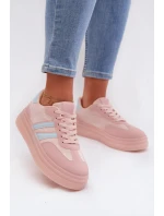 Dámské tenisky na platformě Růžové Galleria Dámské tenisky na platformě Růžové Galleria
