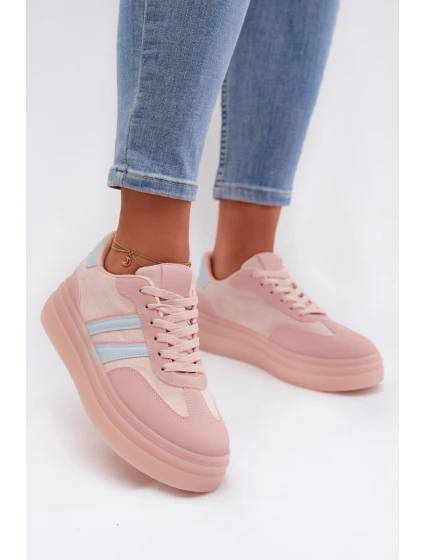 Dámské tenisky na platformě Růžové Galleria Dámské tenisky na platformě Růžové Galleria