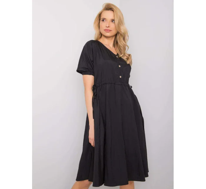 Šaty 217 SK model 15090849 černá - FPrice Šaty 217 SK model 15090849 černá - FPrice