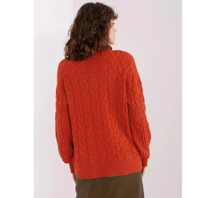 Sweter AT SW model 19018689 ciemny pomarańczowy - FPrice