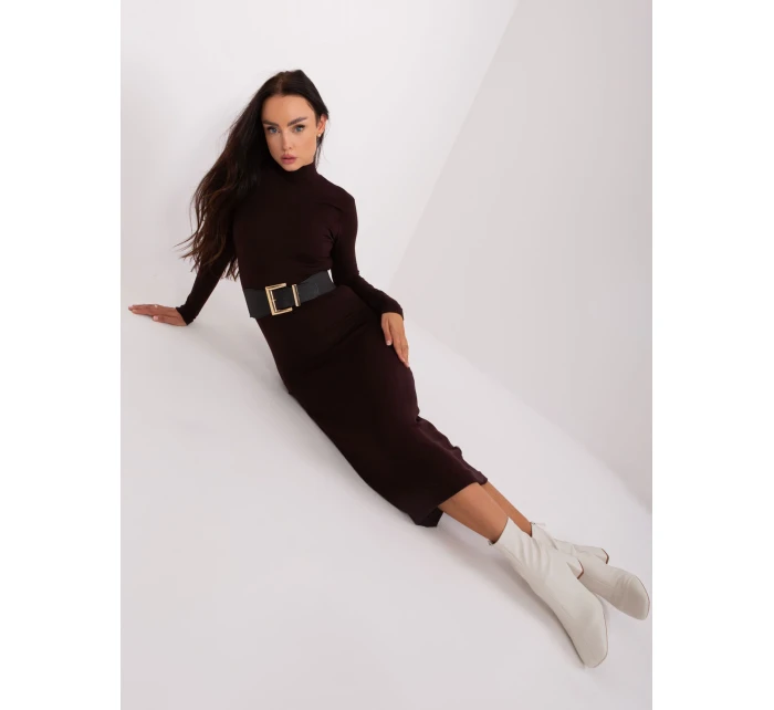 EM SK 778 šaty.65 tmavo hnedá EM SK 778 šaty.65 tmavo hnedá