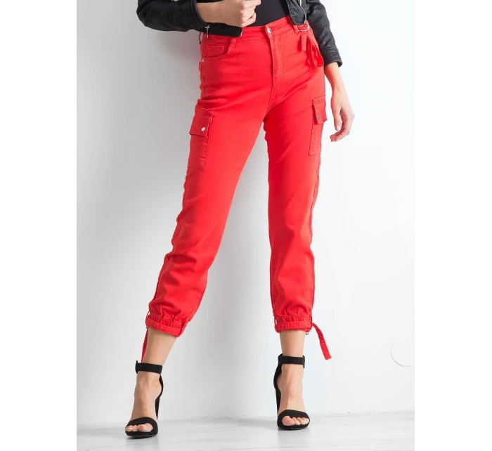 Kalhoty JMP SP 166 model 14827060 červená - FPrice