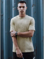 FashionStreet béžové pánske tričko RX5518