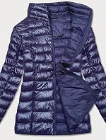 Dámska ľahká prešívaná bunda tmavomodrá (5M706-215)