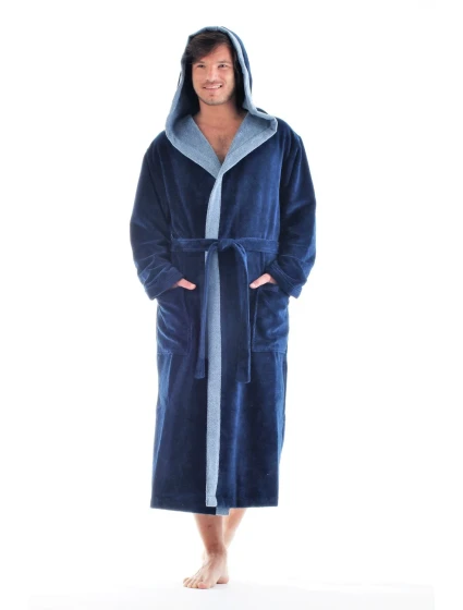 župan Tampa model 20647372 pánský tmavě modrá - Vestis župan Tampa model 20647372 pánský tmavě modrá - Vestis