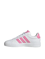 Detská obuv adidas Grand Court 3.0 white and pink HP3528