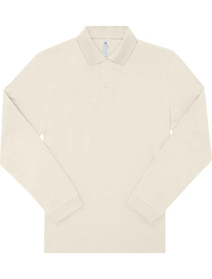 B&C My Polo 180 LSL Piqué – polokošeľa s dlhým rukávom 01.U425, smotanová B&C My Polo 180 LSL Piqué – polokošeľa s dlhým rukávom 01.U425, smotanová